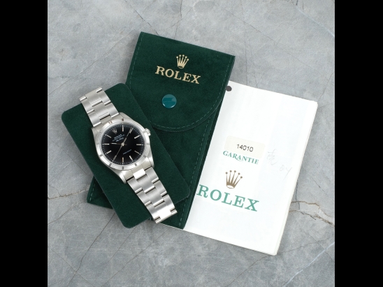 Rolex Air-King 34 Nero Oyster Royal Black Onyx Dial- Rolex Guarantee  Watch  14010